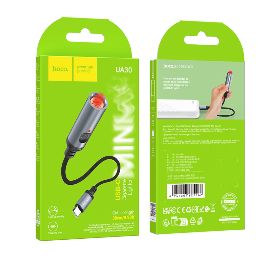 HOCO - Cigarette lighter Type-C "UA30"