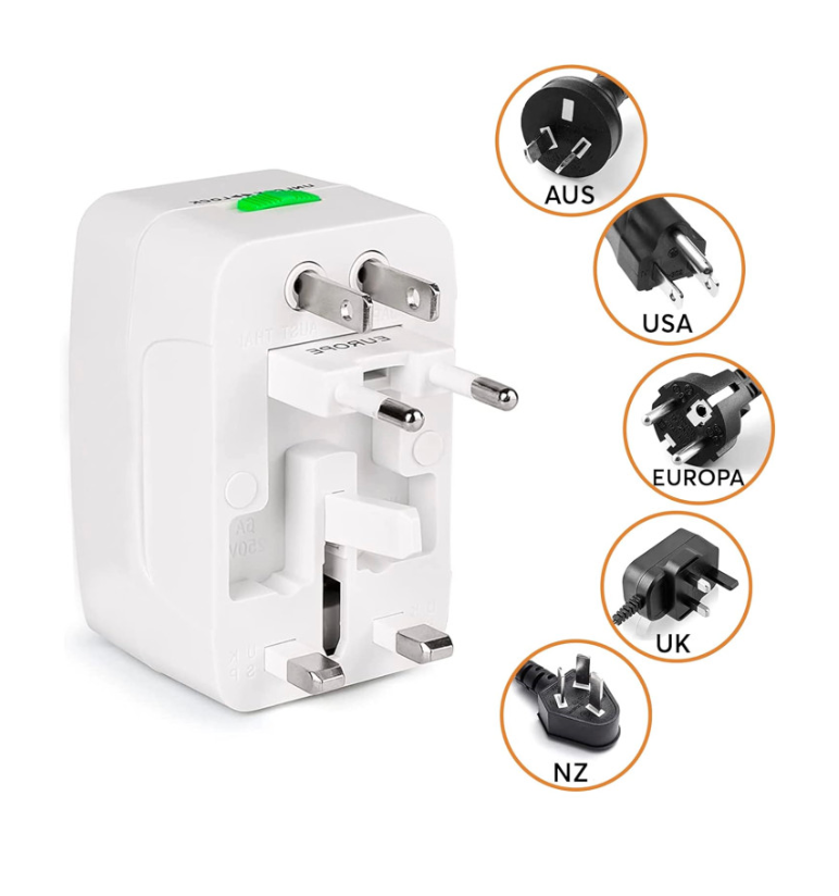 Universal travel adaptor 1000mah