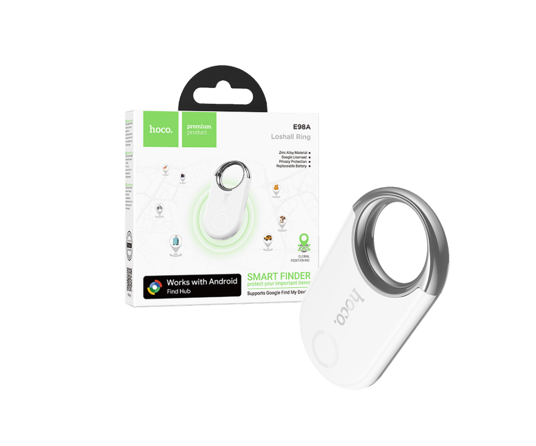 Hoco Bluetooth Locator (for Android) E98A – Pearl White