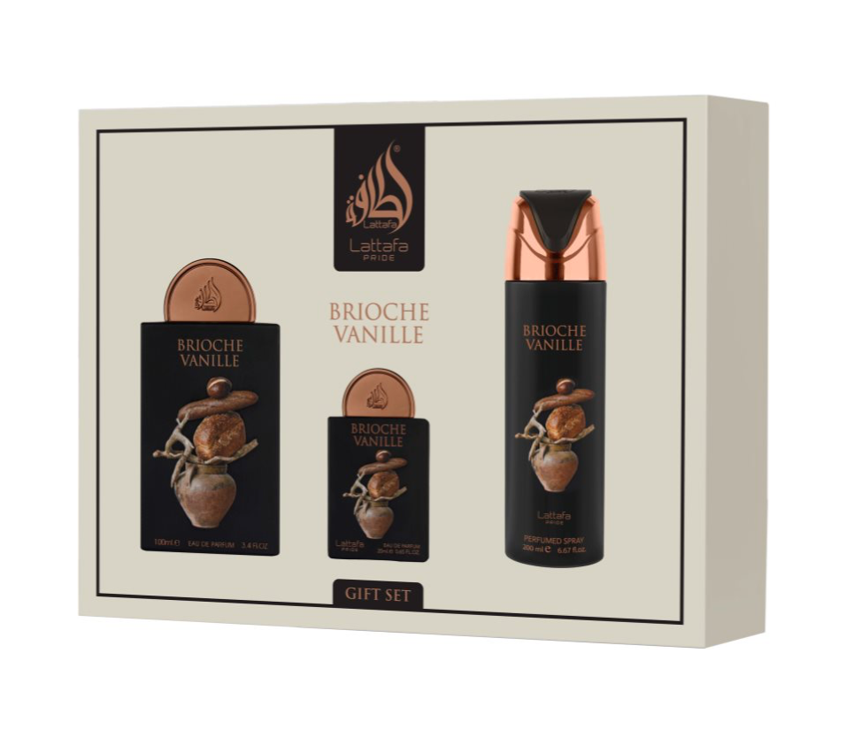 Lattafa Pride Brioche Vanille Gift Set 100ml Eau de
