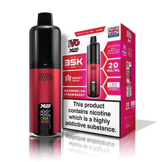 IVG XL35 35k PUFFS DUAL MESH COIL LED SCREEN KIT