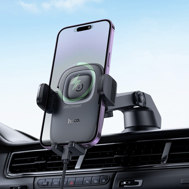 HOCO - Car wireless charger "HW32 Crown" for dashboard