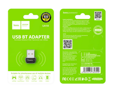 HOCO - UA18 USB Bluetooth V5.0 Dongle – Multi-Device Wireless Adapter