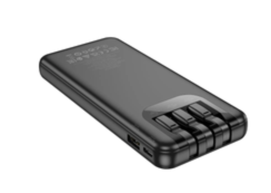 Hoco - Ultra Slim Built In Cable PowerBank 10000mAh
