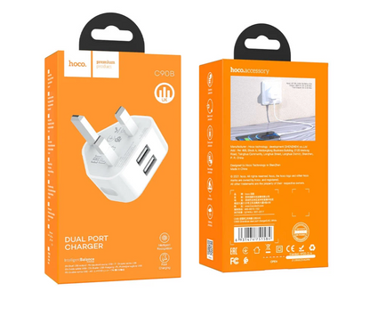 Hoco - Grandiose Dual Port Charger brick