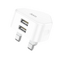 Hoco - Grandiose Dual Port Charger brick