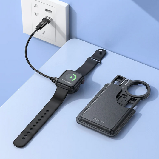 Hoco - Multifunctional with iWatch Wireless Charger Black