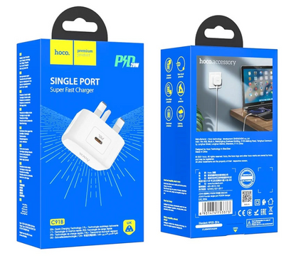 Hoco C91B Type-C 20W PD Adapter