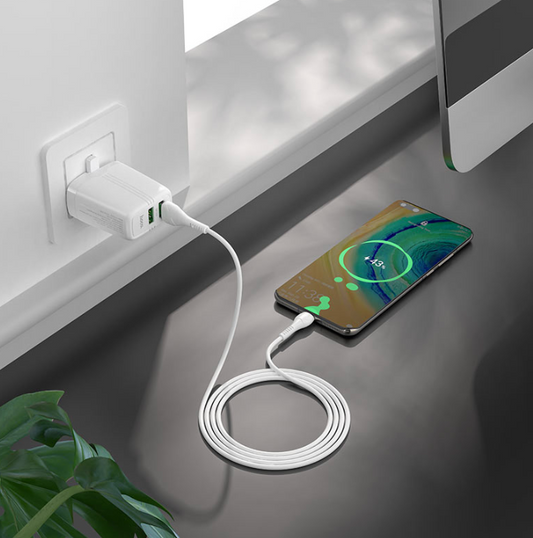 Hoco DC92 Dual Port PD65W Charger – White