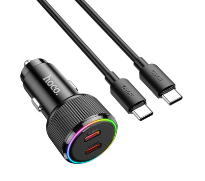 HOCO - Car charger “NZ14B Guerrero” 50W cable set