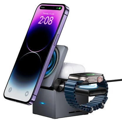 HOCO - Wireless charger "CQ8" folding 3-in-1